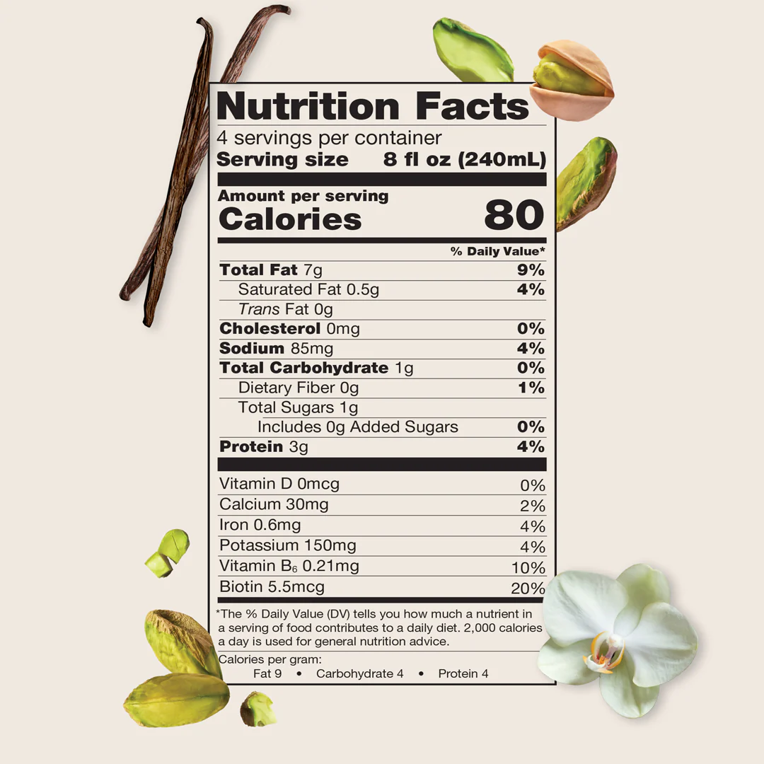 Unsweetened Vanilla Pistachio - Image 3